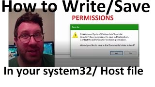 How to SAVEEDITMODIFY your host file EASY PROBLEM SOLVED [upl. by Yelekalb745]