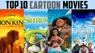 Top 10 cartoon movies in Hindi  Top 10 Animated cartoon movies [upl. by Gwenneth]