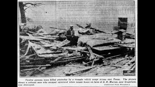 Grapeland TX F2 Tornado February 8 1935 [upl. by Llegna596]