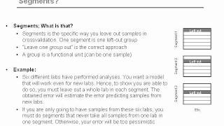 Partial Least Squares Regression 2 Validation 22 [upl. by Mahseh]