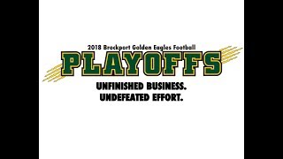 2018 Brockport Football NCAA Playoff Highlights  Round 1 [upl. by Akeirahs]