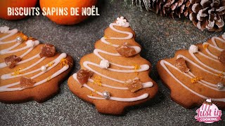 ❅ Recette des Biscuits Sapins de Noël Farine de Châtaigne Miel et Zestes de Clémentines ❅ [upl. by Clower]