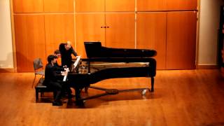 Stravinsky The Rite of Spring Piano 4 hands [upl. by Aikrehs943]