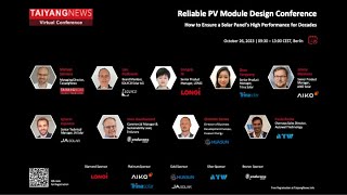 Oct 26 2023 Reliable PV Module Design Conference [upl. by Anitsrik266]