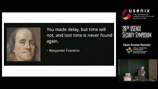 USENIX Security 19  The Spies Hacking our Phones are Going Dark and Were All in Trouble [upl. by Chiles]