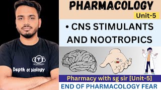 Cns stimulant and nootropics  Cns stimulant and nootropics pharmacology  pharmacology unit 5 [upl. by Latouche]