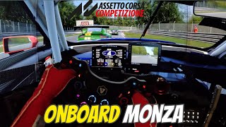 Ford Mustang GT3  Assetto Corsa Competizione  OnBoard Monza  Simucube 2 Ultimate [upl. by Latnahc]