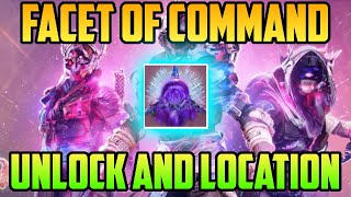 Facet of Command location and unlock  Destiny 2 [upl. by Molli]