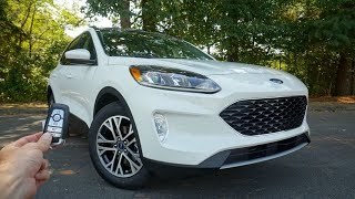 2020 Ford Escape SEL Start Up Test Drive Walkaround and Review [upl. by Jareen190]