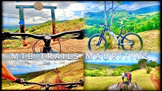 MTB BIKE PARK Mauritius☀️🚵🏼🏝️ MOBIKE PARK 4K MTB Trails 🔊➕ [upl. by Ahsoek]