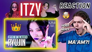 ITZY Ryujin Artist Of The Month Therefore I Am  REACTION [upl. by Rosdniw515]