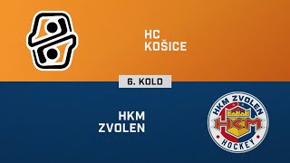 6 kolo HC Košice – HKM Zvolen 21sn HIGHLIGHTY [upl. by Nyvek169]