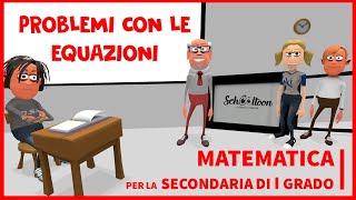 Problemi con le equazioni  Algebra  Secondaria di Primo Grado [upl. by Afaw645]