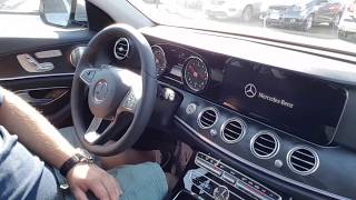 Mercedes Benz New EClass Auto Parking Pilot Test [upl. by Saxen]