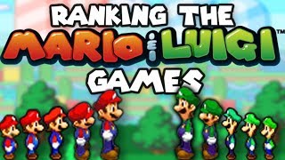 Ranking the Mario and Luigi Games Updated [upl. by Ydneh]