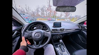 2015 Mazda 3 i Sport Sedan SportGX POV driving Virginia [upl. by Annaili463]