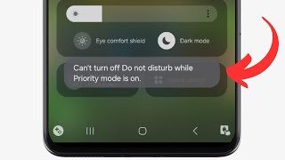 Cant Turn Off Do Not Disturb While Priority Mode Is On Samsung [upl. by Kerns]