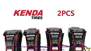 1005005556375807 2PCS New KENDA KRITERIUM K1018 BICYCLE tires 700x23c 700x25c ROAD B [upl. by Yonah]