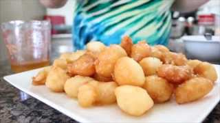 YiaYias Loukoumathes  Yummy Greek Honey puffs [upl. by Mareld25]