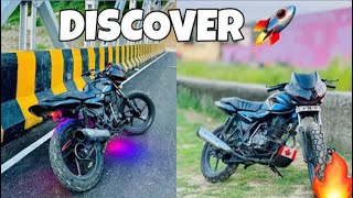 Modified discover bike 🔥💸automobile modified discover viralvideos bikeride viralvideo [upl. by Gibby737]