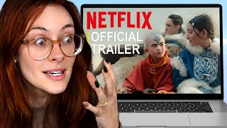 Tophs Voice Actor REACTS To NETFLIX Avatar The Last Airbender Official Trailer 🌊⛰🔥🌪 [upl. by Eiliab98]