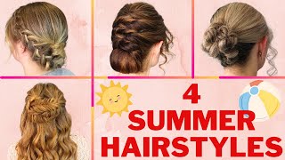 EASY UPDO FOR THICK HAIR  THICK HAIR HACKS [upl. by Devine974]