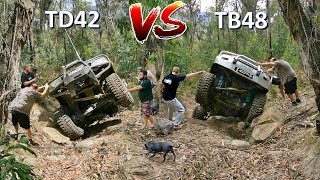 Nissan Patrol 4x4 Challenge TD42 vs TB48  The Widow Maker [upl. by Essej]