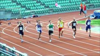 Karsten Warholm 100 m under NM mangekamp på Bislett 19052013 [upl. by Harli]