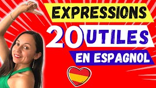 20 EXPRESSIONS À CONNAÎTRE en espagnol 😍 [upl. by Nolram499]