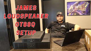 James Louspeaker OT88Q amp Sonance Amplifier Setup [upl. by Jessen]