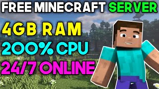 Free 247 Minecraft server with 4GB Ram  Asian Hosting  No Lag [upl. by Notac]