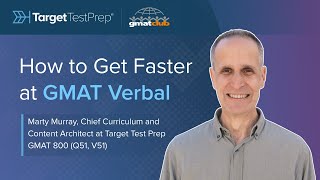 How to Get Faster at GMAT Verbal  GMAT Verbal Strategies [upl. by Nylecsoj]