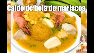 🥘🐟CALDO DE BOLAS DE MARISCOS🇪🇨‼️ [upl. by Birck896]