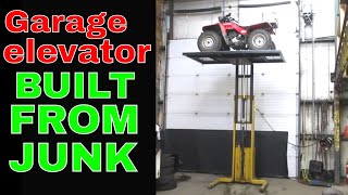 Busted Man Lift Turned into a 2nd Floor Barn elevator [upl. by Poppy303]