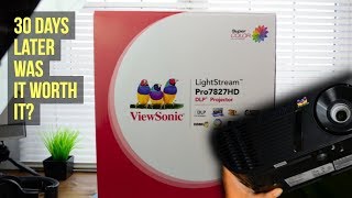 Viewsonic PRO7827HD Projector 30 Days Later The Was It Worth It Review [upl. by Ochs]