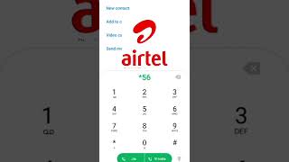 😯 Airtel 1GB data loan code shorts [upl. by Blondell]