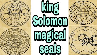 king Solomons seals symbols secret naqsh e sulemani islam english sihr black magic jinn shirk devil [upl. by Sakul]