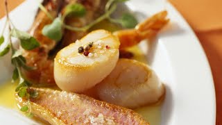 Recette  Coquille SaintJacques en trio [upl. by Anahsar]