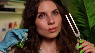 ASMR Ear Exam amp Ear Cleaning  Hearing Test Tuning Fork  Medical Roleplay amp Personal Attention [upl. by Econah]