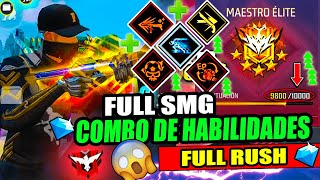 EL MEJOR COMBO PARA SUBIR A GRAN MAESTRO  ARMA SMG  freefire [upl. by Hess136]