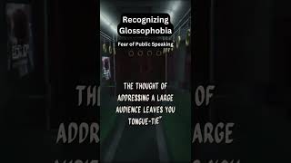 ⚠️ GLOSSOPHOBIA ⚠️glossophobia mentalhealth phobia scary educational panic shorts dreads [upl. by Prouty]