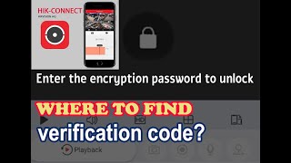 how to find encryption password or verfication code in hikvision dvr  hikvision  hikconnect [upl. by Whitcher]