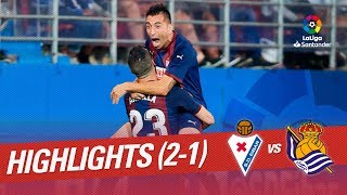 Resumen de SD Eibar vs Real Sociedad 21 [upl. by Ahsiened]