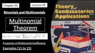 Multinomial Theorem  Properties of Multinomial Theorem  Lecture 05  Examples 11 to 15 [upl. by Olsson]