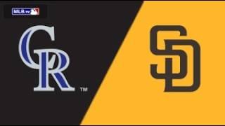 🌟 Rockies vs Padres Full Game  MLB Games 🌟 [upl. by Inat]