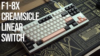 This Is My Favorite Sounding TKL  F18X with Creamsicles Sound Test [upl. by Nellie]