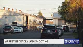 Police make arrested in deadly shooting a Lodi rubber plant [upl. by Iahs152]