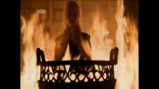 Daenerys Targaryen coloca fogo nos Dothrakis  Incendeia aldeia Dothraki Got [upl. by Tnomel]