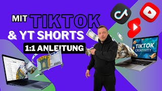 Mit TikTok amp YouTube Short  Geld verdienen  Anleitung [upl. by Highams]