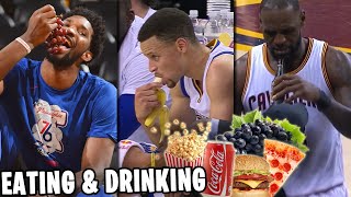 Eating and Drinking at NBA Games 🍿🍔🍺 [upl. by Enelyad255]